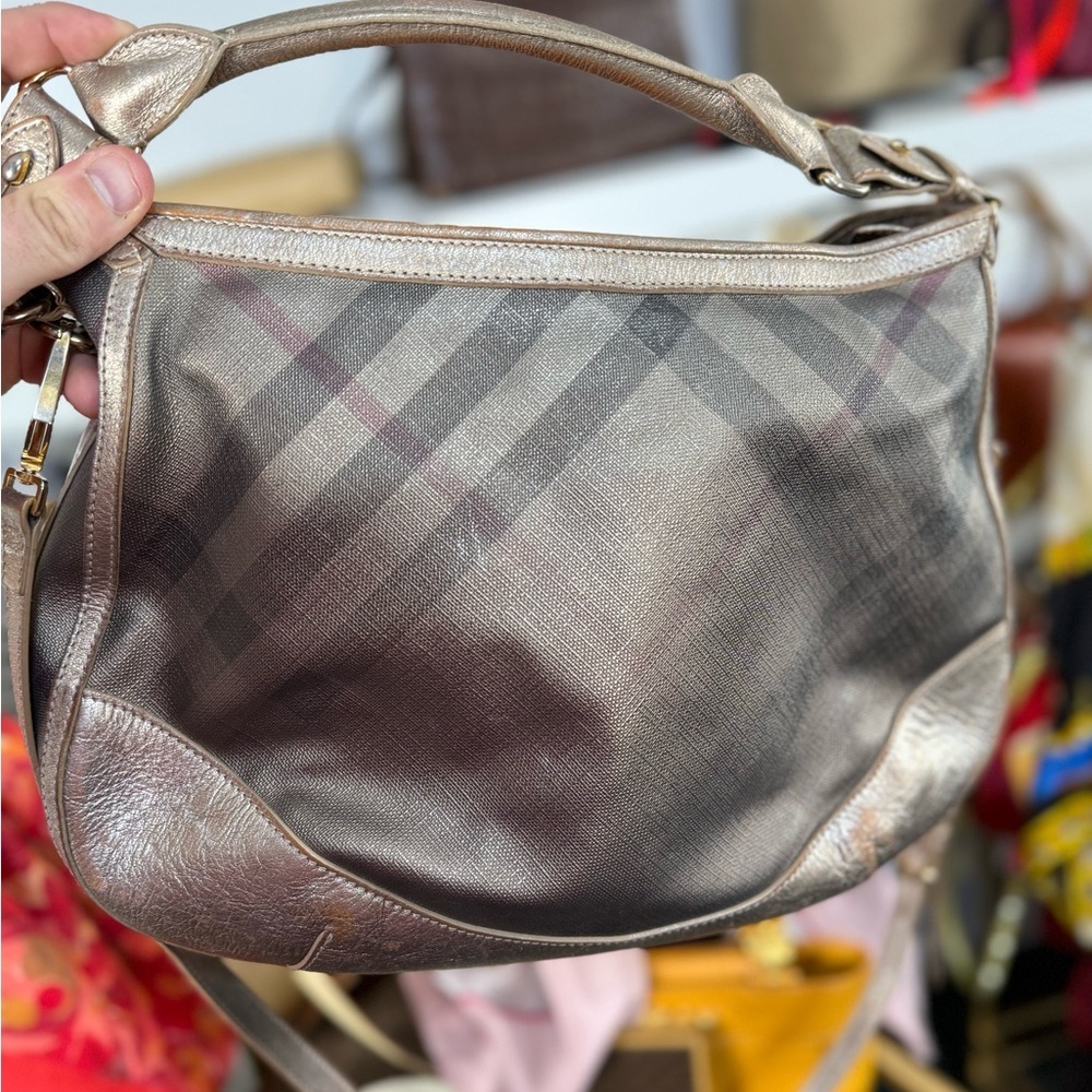 Burberry Metallic Hobo